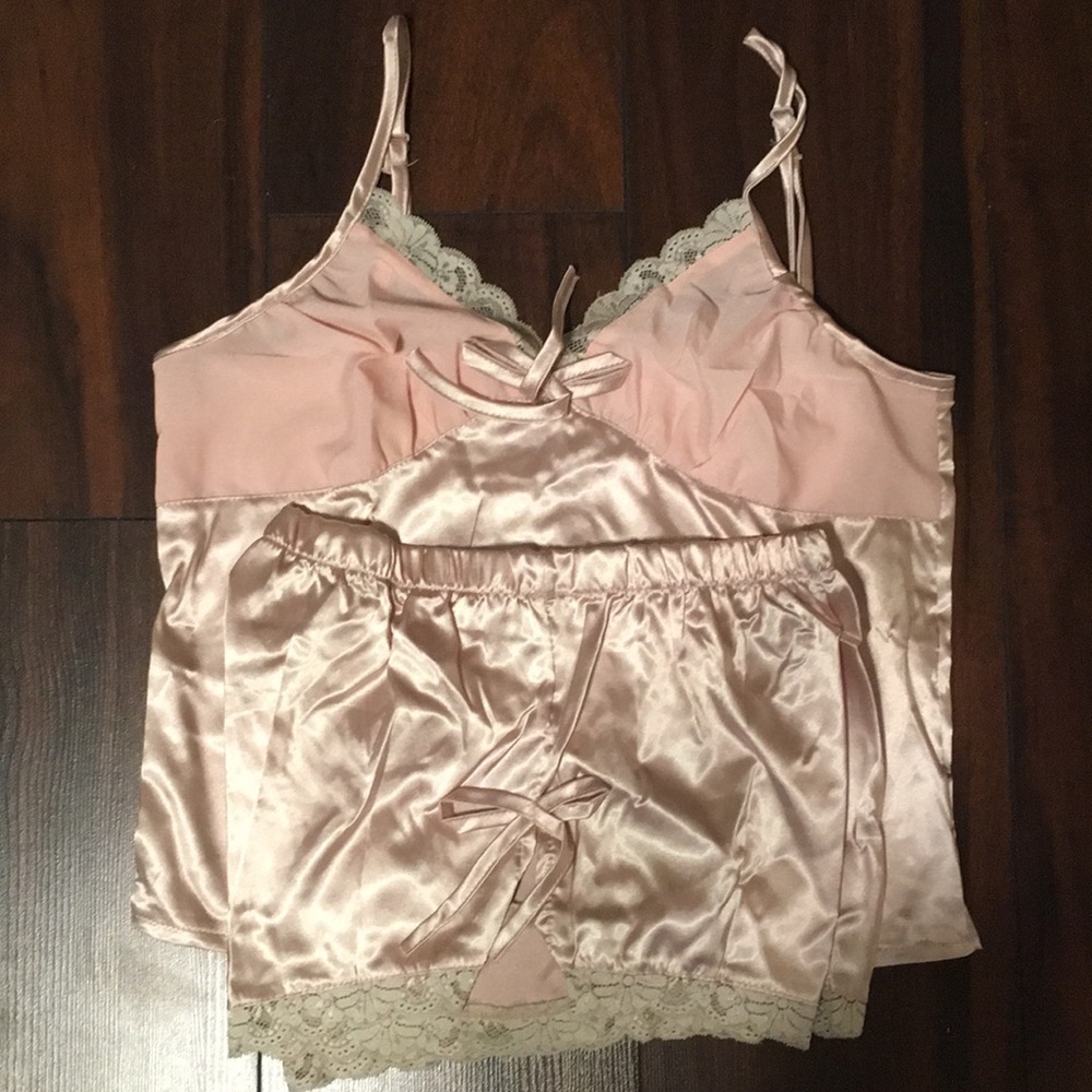 Sleek Satin Two Piece Set - Picture 4 of 4